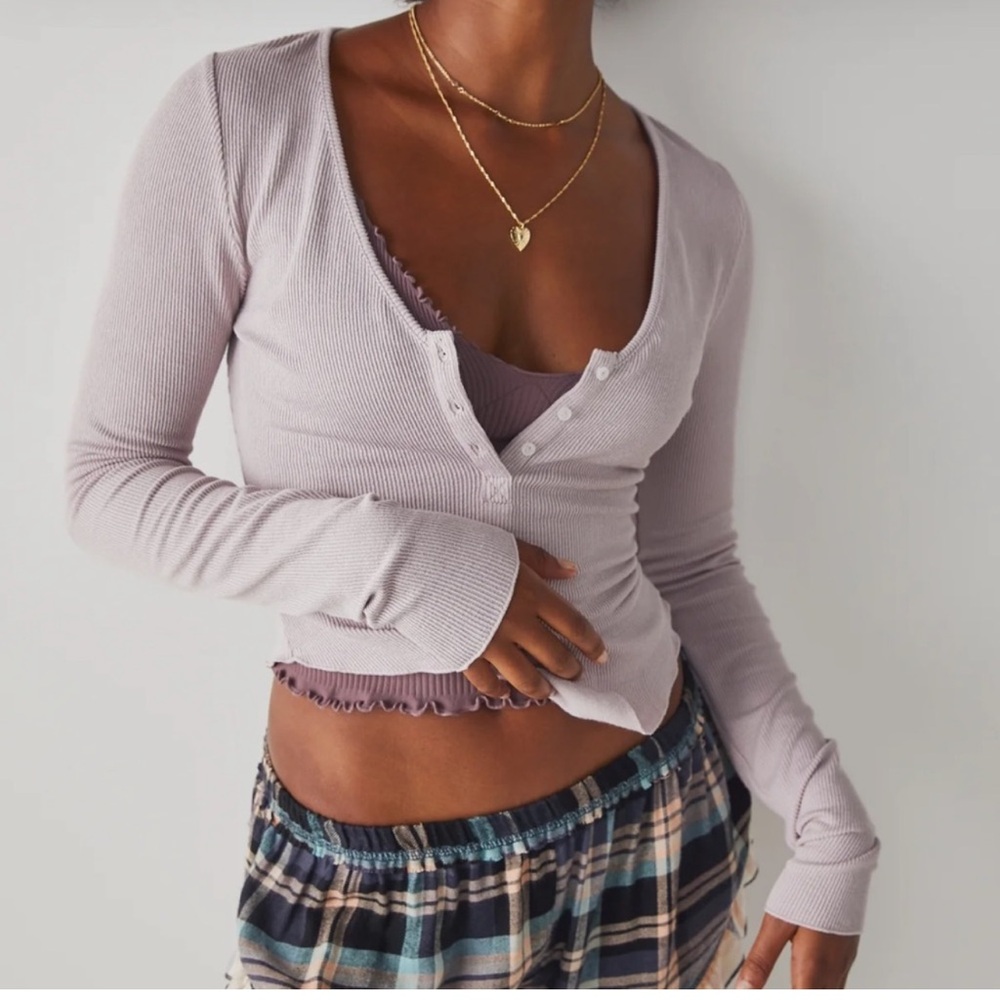 Free People Intimately Keep It Basic Layering Top… - image 1